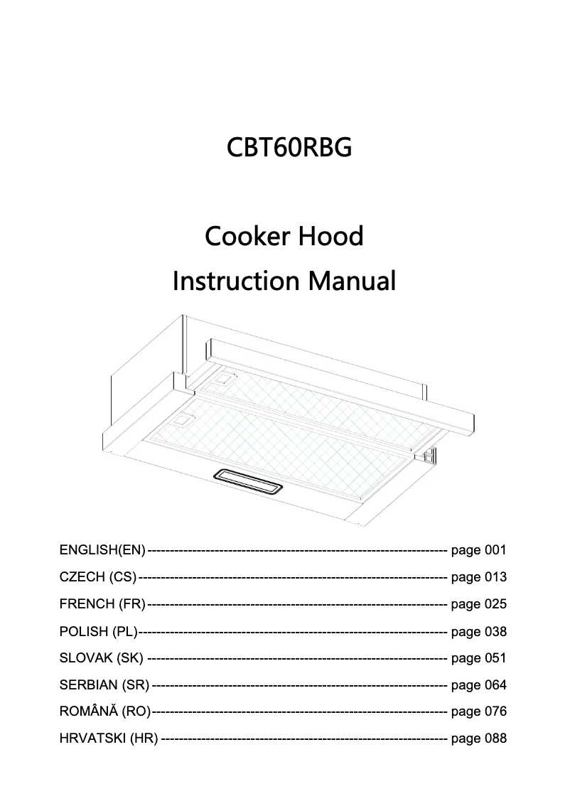 Imagen de la primera página del manual del dispositivo CBT60RBG-07