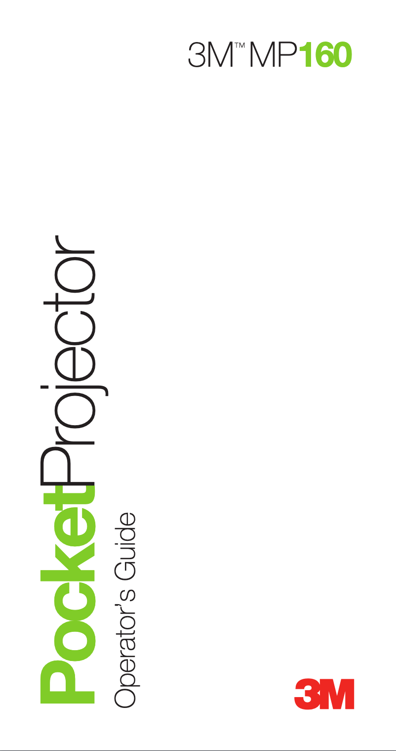 Imagen de la primera página del manual del dispositivo MP160