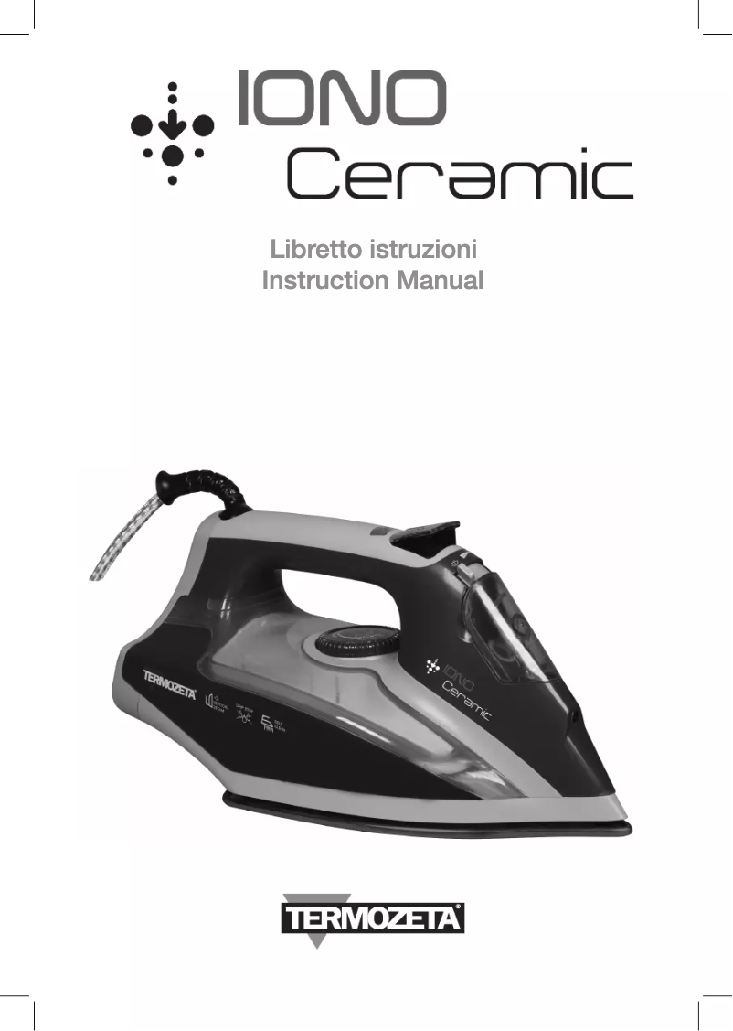 Página 1 del manual Manual de usuario Termozeta New Iono Ceramic 73466N