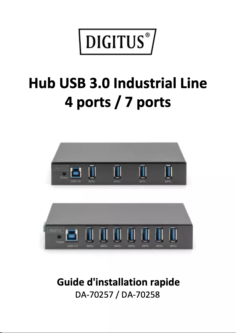 Imagen de la primera página del manual del dispositivo DA-70257