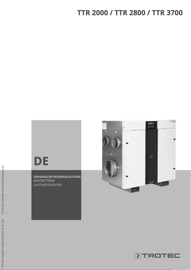 Imagen de la primera página del manual del dispositivo TTR 2000