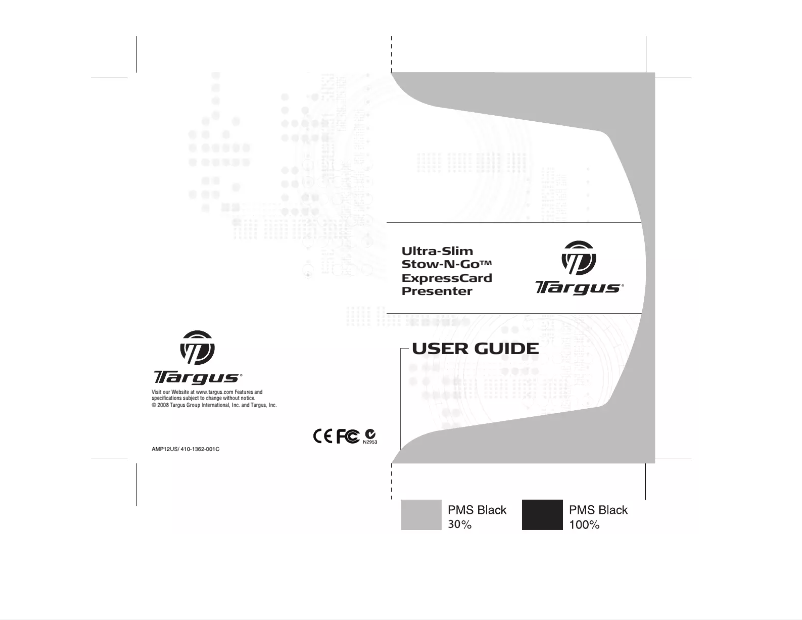 Página 1 del manual Manual de usuario Targus AMP12US