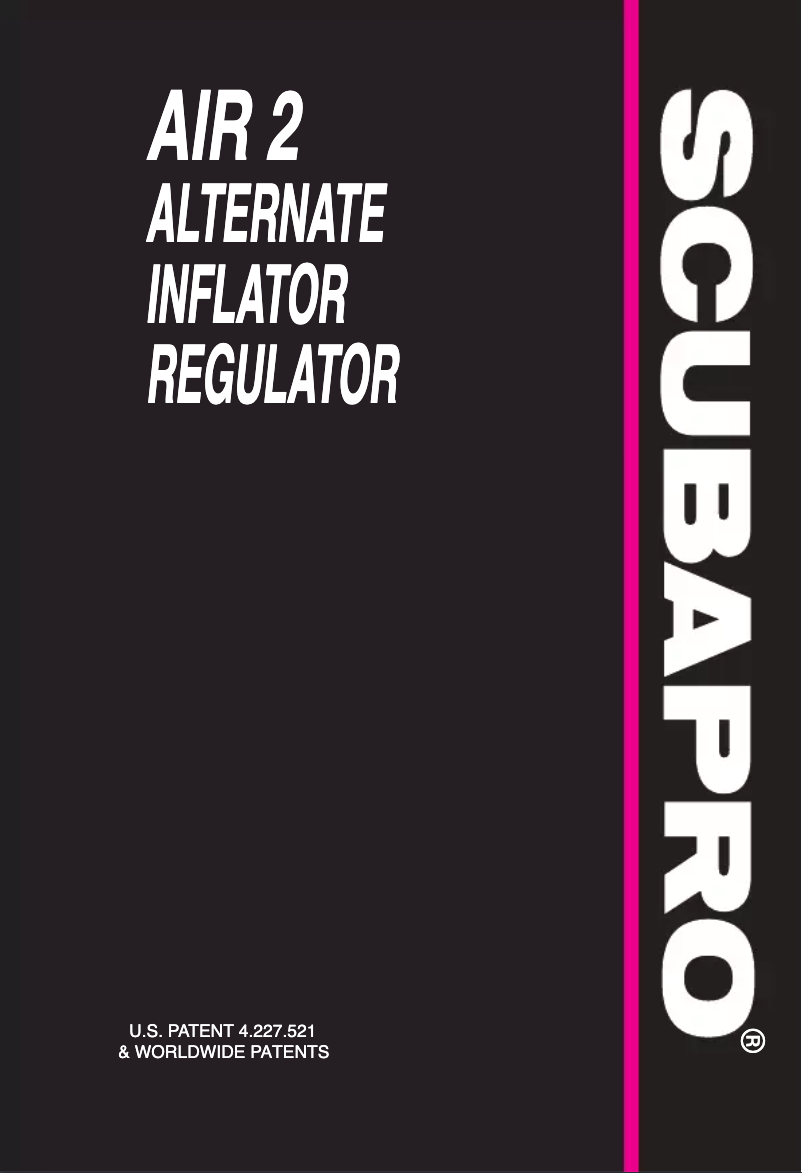 Imagen de la primera página del manual del dispositivo AIR 2