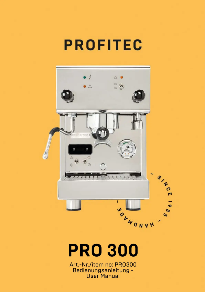 Imagen de la primera página del manual del dispositivo Pro 300