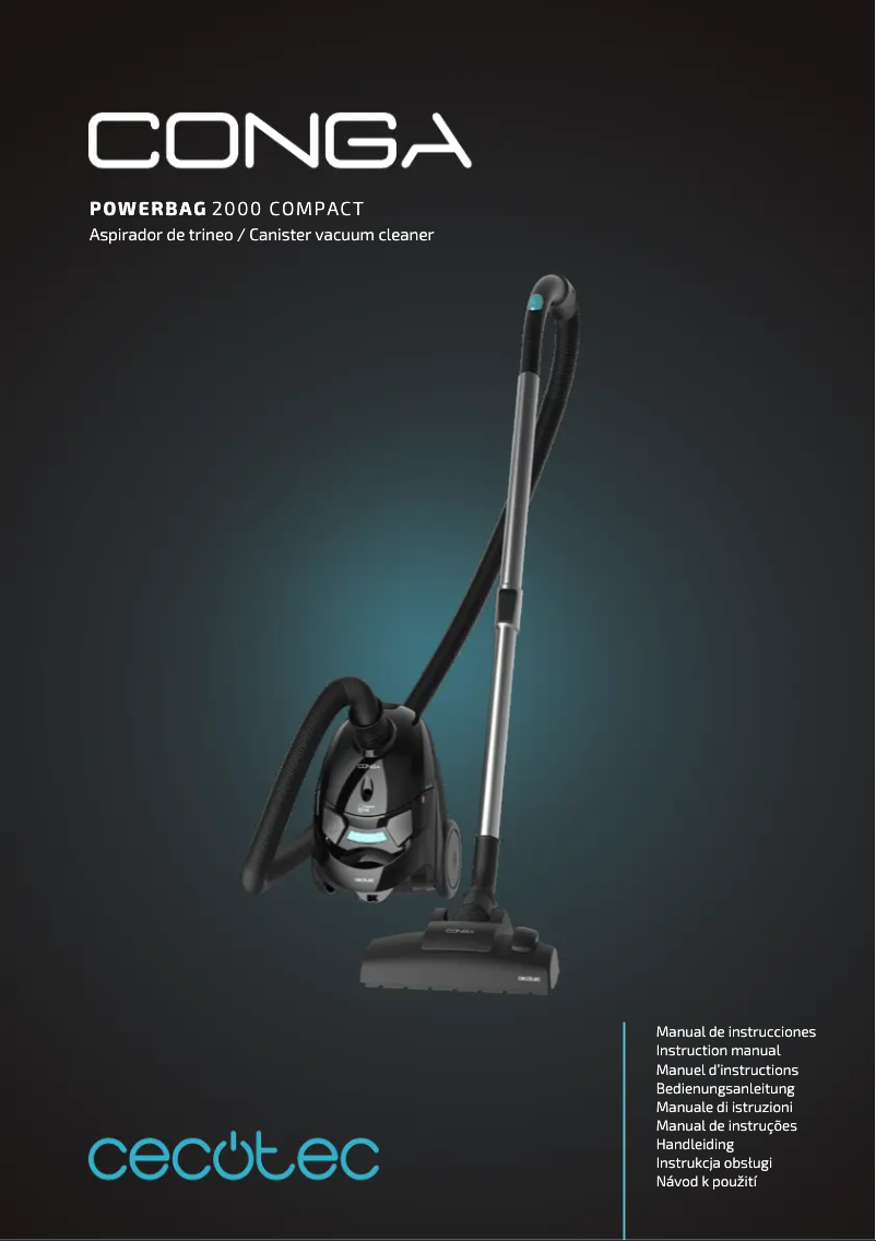 Página nº 1 - Manual de usuario Cecotec Conga Powerbag 2000