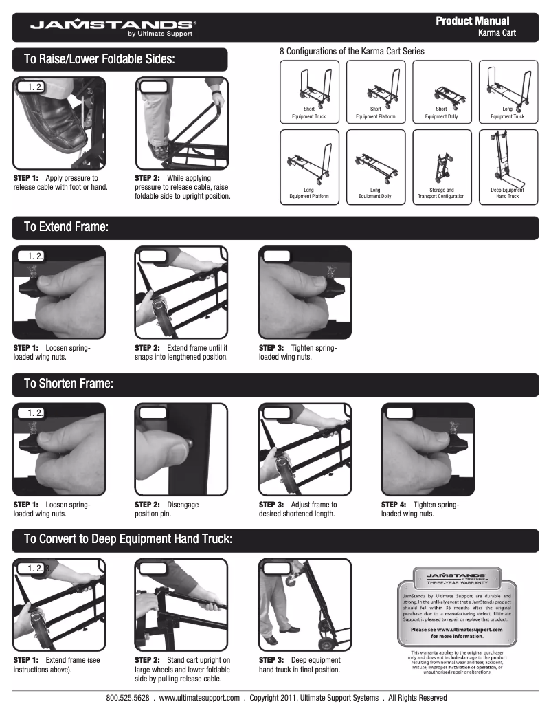 Imagen de la primera página del manual del dispositivo Karma Cart JS-KC80