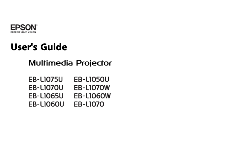 Imagen de la primera página del manual del dispositivo EB-L1070U