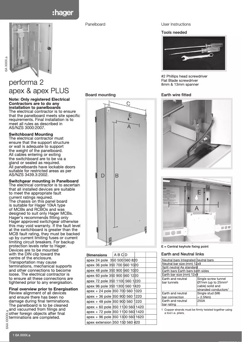 Imagen de la primera página del manual del dispositivo JPA6000M20TX