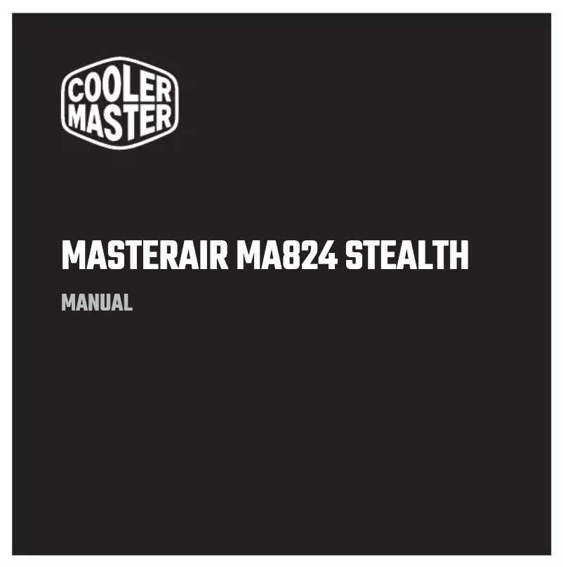 Página 1 del manual Manual de usuario Cooler Master MasterAir MA824 Stealth