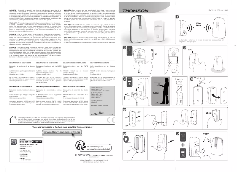 Página 1 del manual Manual de usuario Thomson 513127