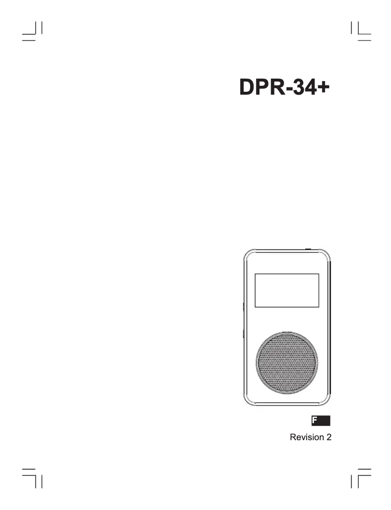 Página nº 1 - Manual de usuario Sangean DPR-34+