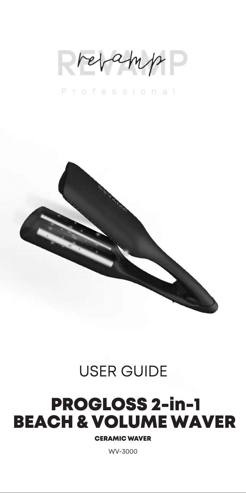 Página nº 1 - Manual de usuario Revamp Progloss 2-in-1 WV-3000