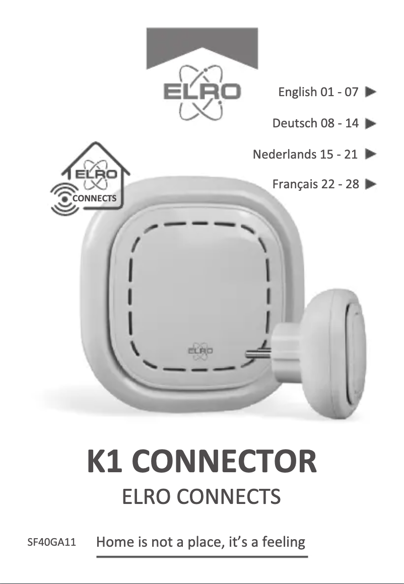 Página 1 del manual Manual de usuario Elro SF400P11