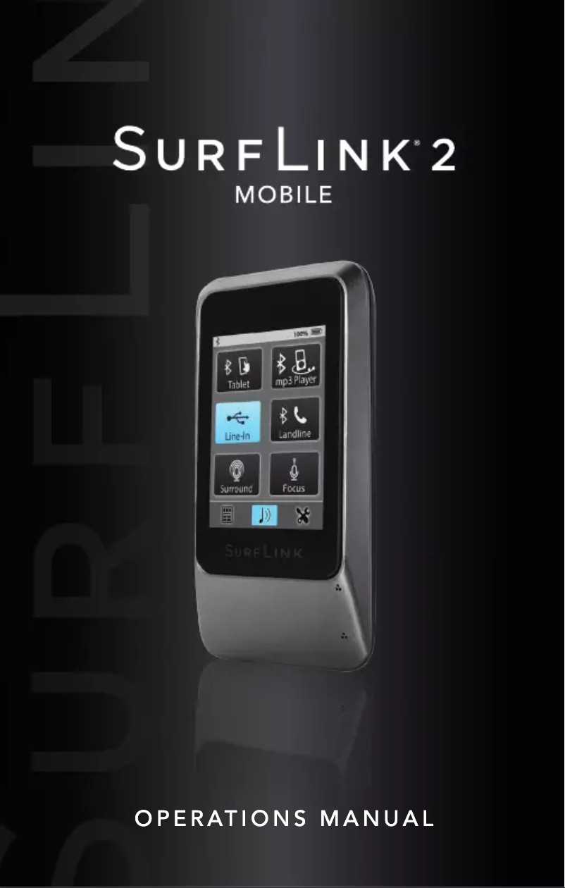 Página 1 del manual Manual de usuario Starkey SurfLink 2 Mobile