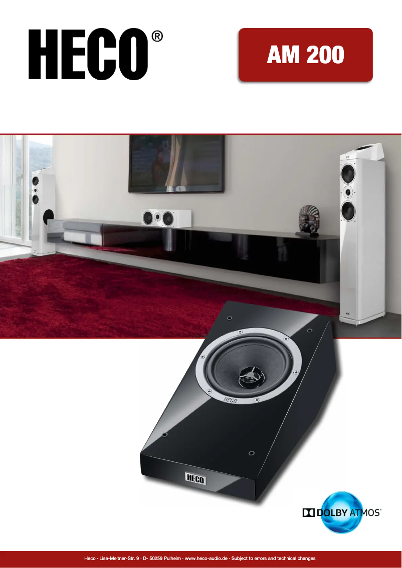 Imagen de la primera página del manual del dispositivo AM 200