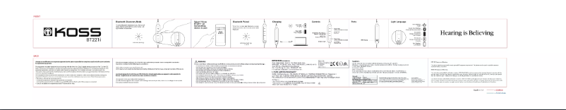 Imagen de la primera página del manual del dispositivo BT221i