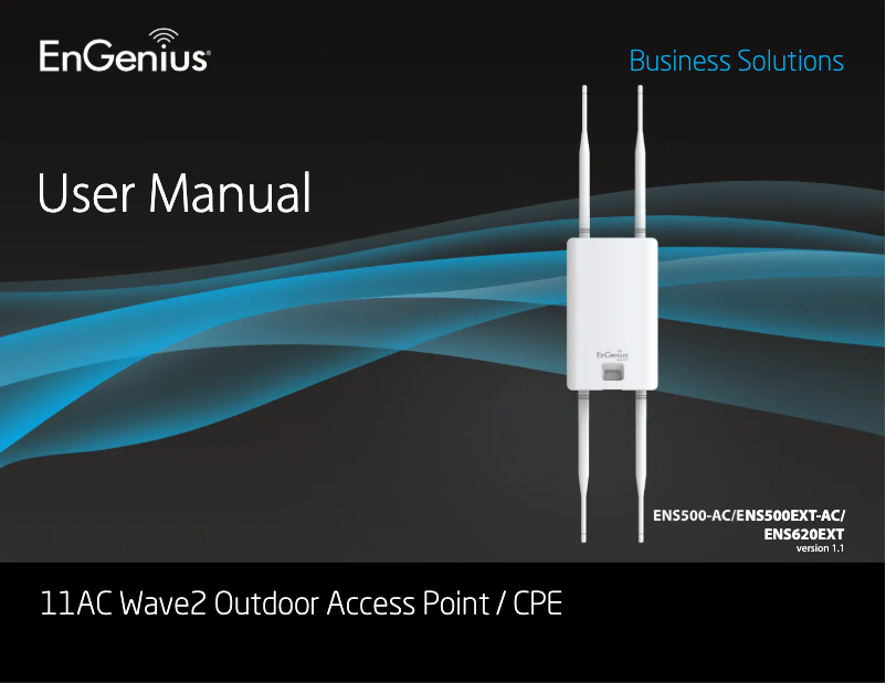 Página 1 del manual Manual de usuario EnGenius ENS620EXT