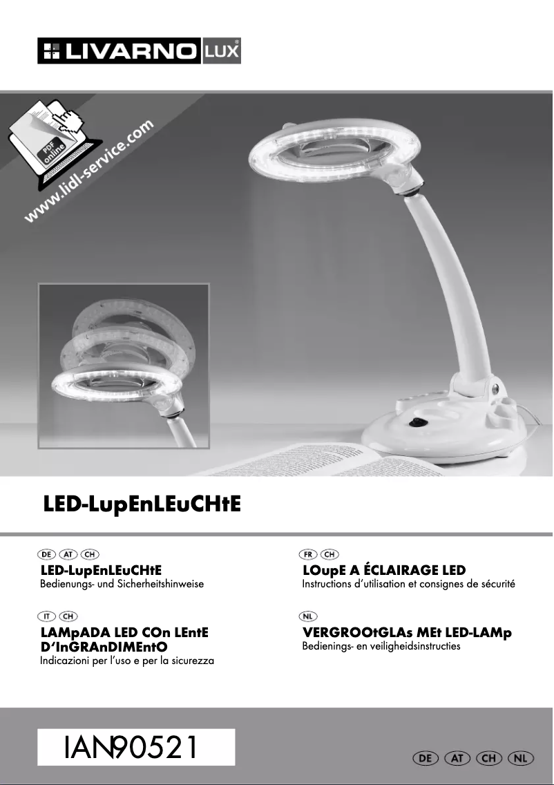 Imagen de la primera página del manual del dispositivo IAN 103915