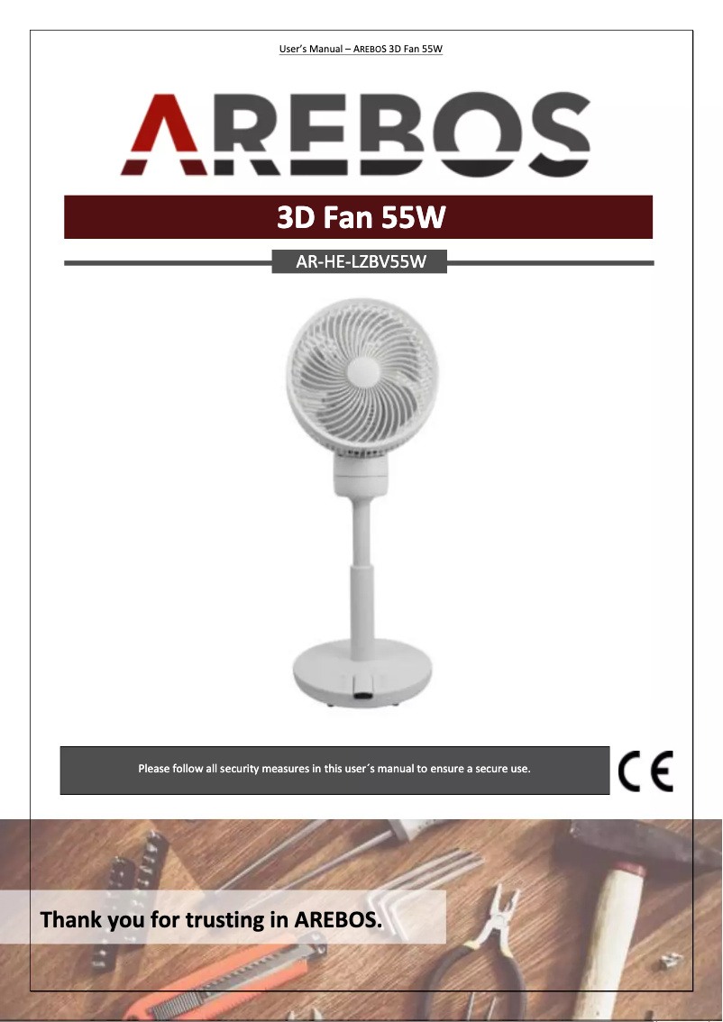 Imagen de la primera página del manual del dispositivo AR-HE-LZBV55W