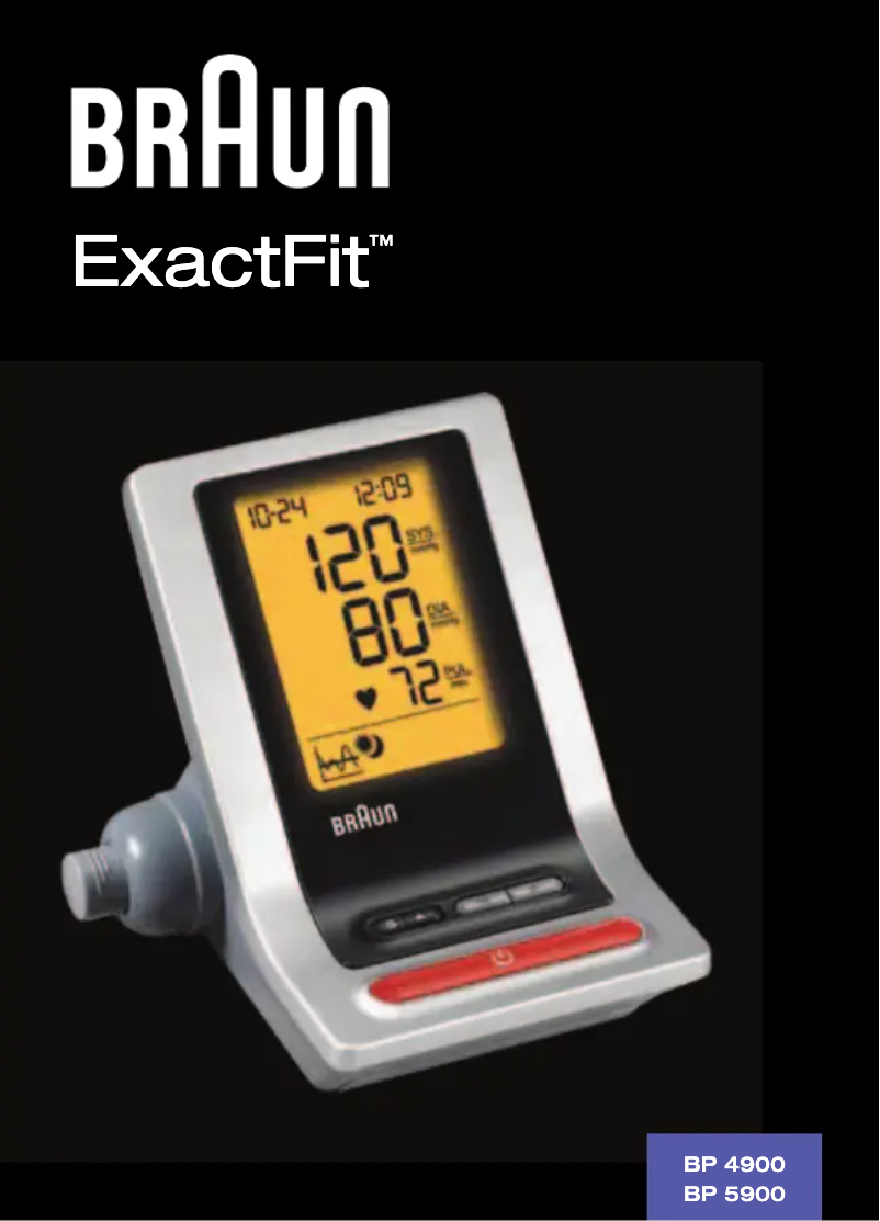 Página nº 1 - Manual de usuario Braun ExactFit 5 BP5900