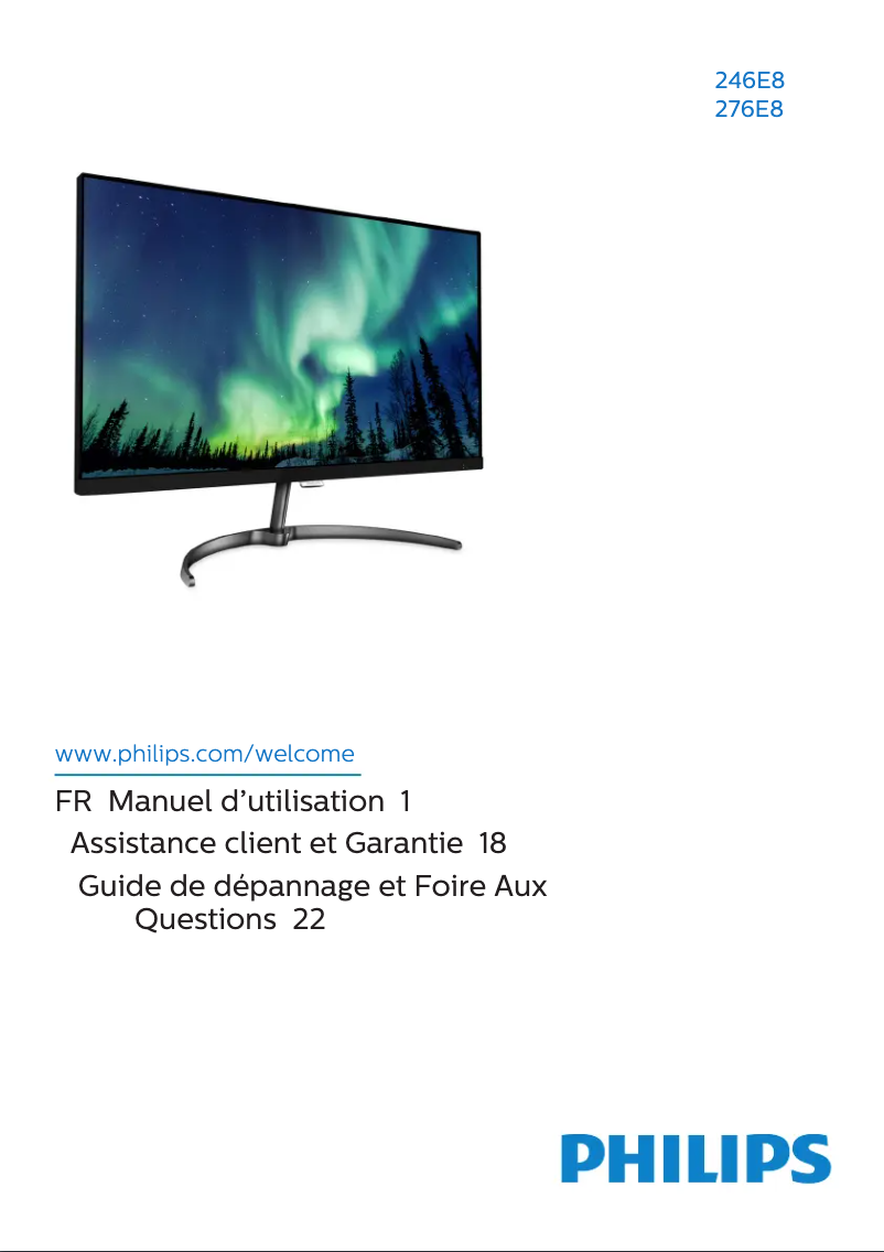 Página 1 del manual Manual de usuario Philips E Line 276E8FJAB