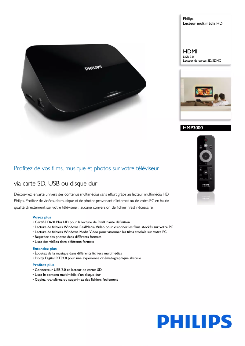 Imagen de la primera página del manual del dispositivo HMP3000