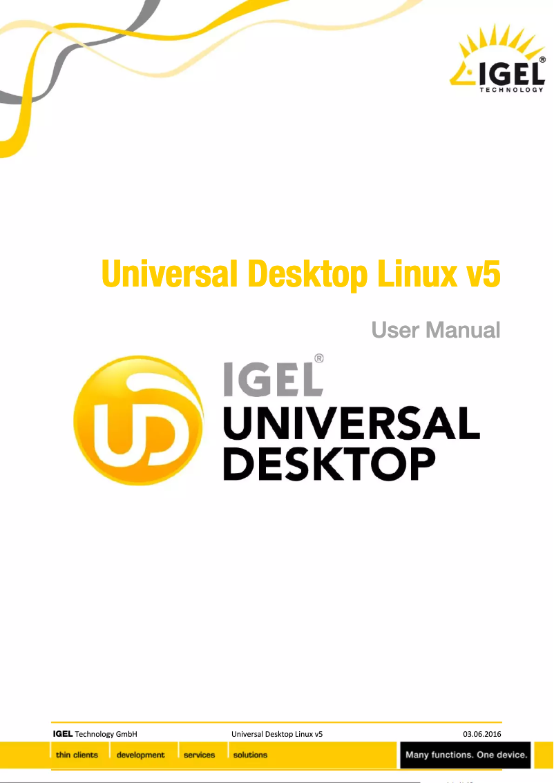 Imagen de la primera página del manual del dispositivo UD6 LX