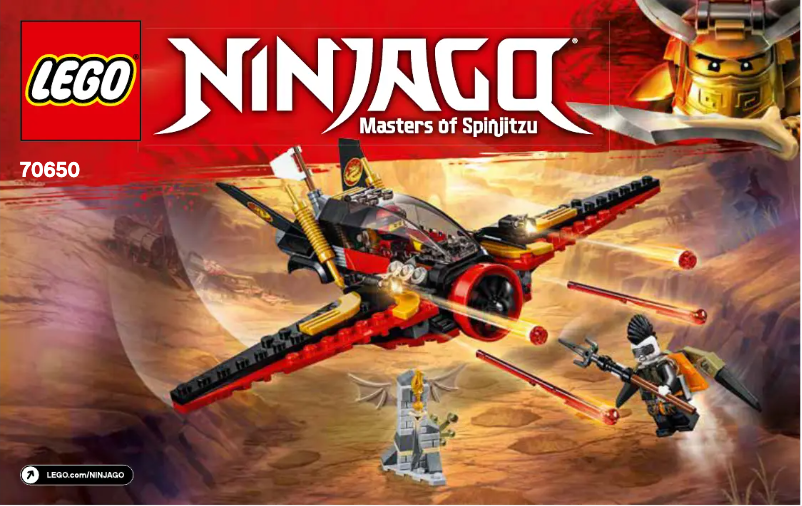 Página 1 del manual Manual de usuario Lego Ninjago 70650