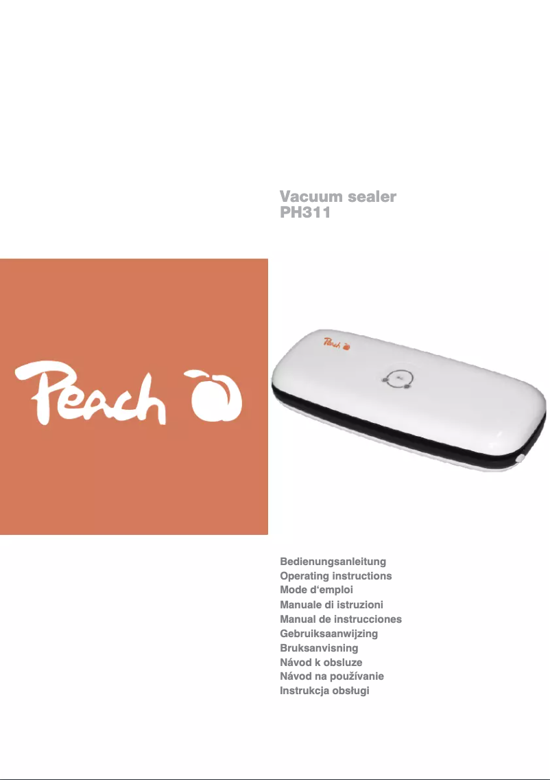 Página 1 del manual Manual de usuario Peach PH311