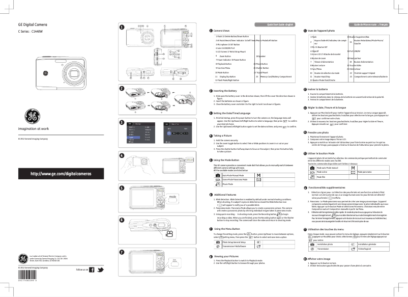 Página 1 del manual Manual de usuario GE C1440W