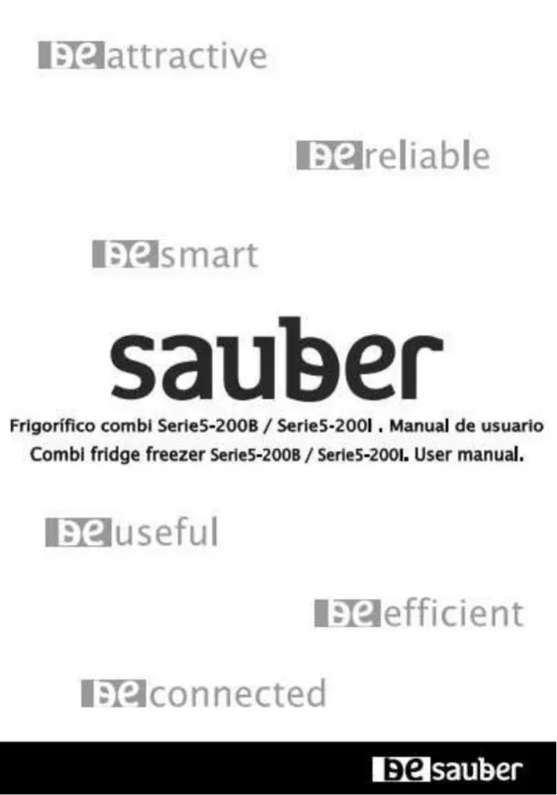 Página 1 del manual Manual de usuario Sauber SERIE 5-200B