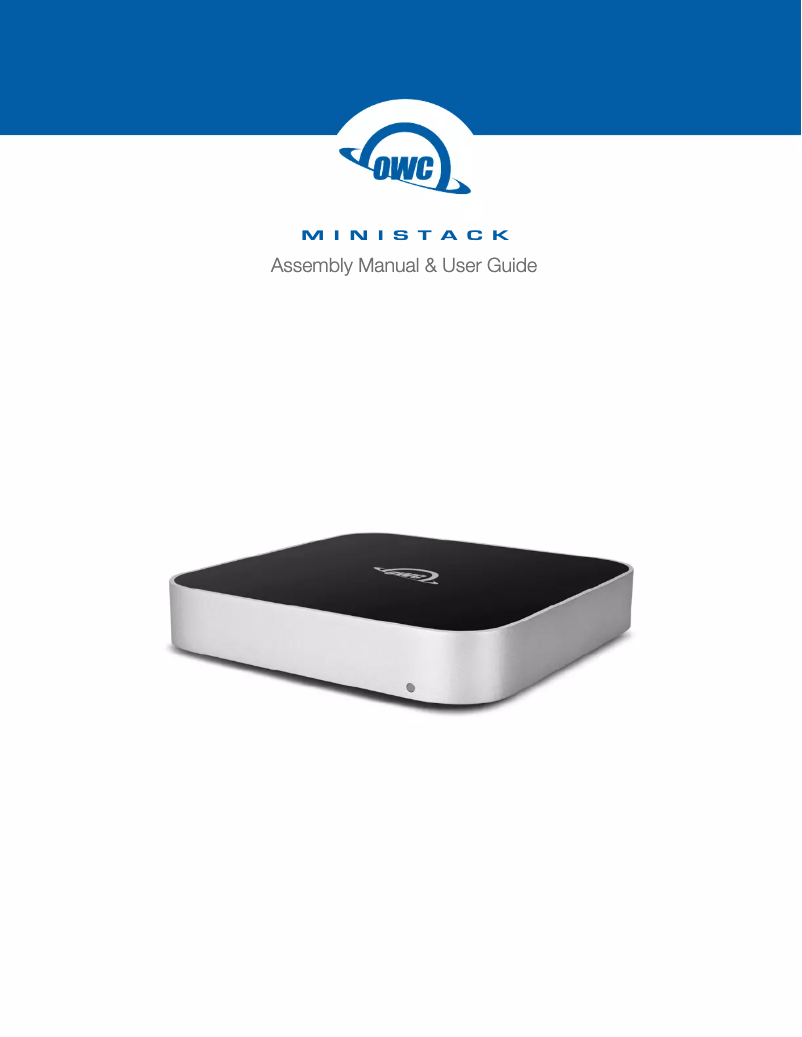 Página nº 1 - Manual de usuario OWC MiniStack