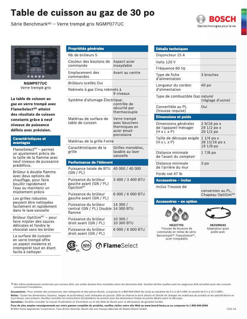 Imagen de la primera página del manual del dispositivo NGMP077UC