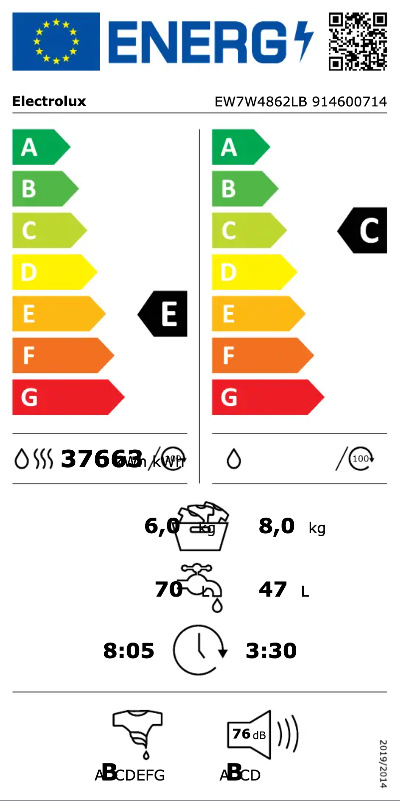 Imagen de la primera página del manual del dispositivo EW7W4862LB