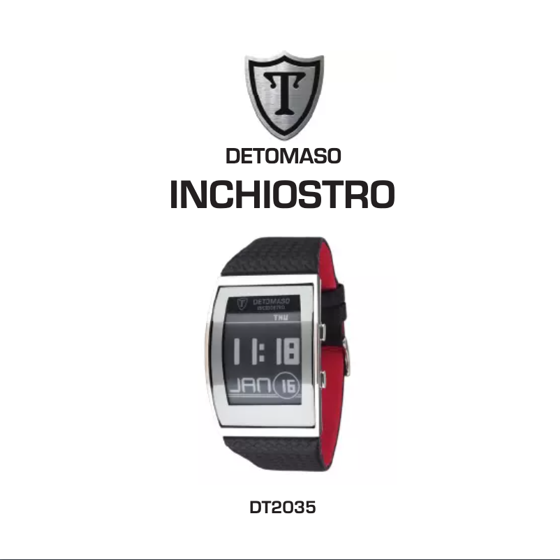 Imagen de la primera página del manual del dispositivo Inchiostro DT2035