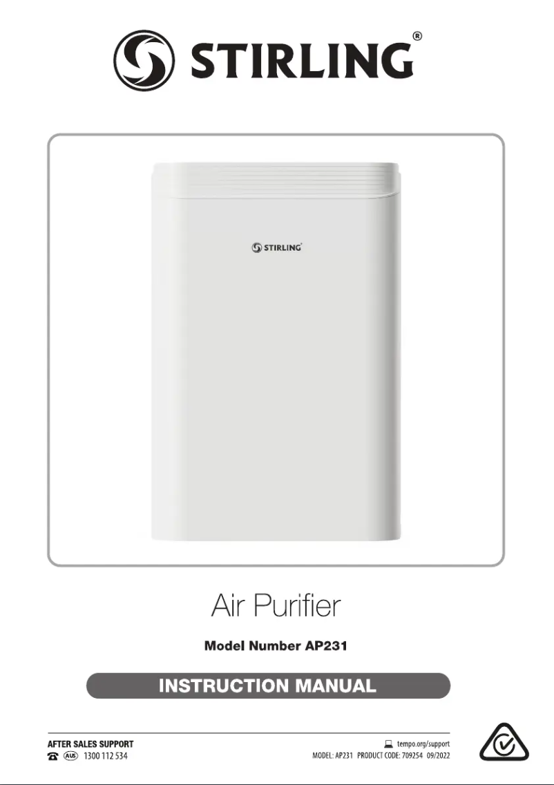 Página 1 del manual Guía de inicio rápido Stirling AP230