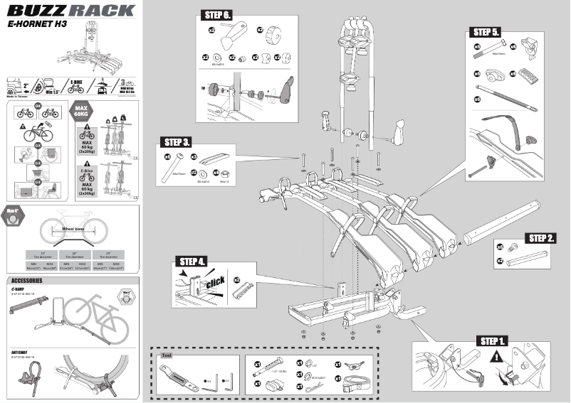 Imagen de la primera página del manual del dispositivo E-Hornet H3