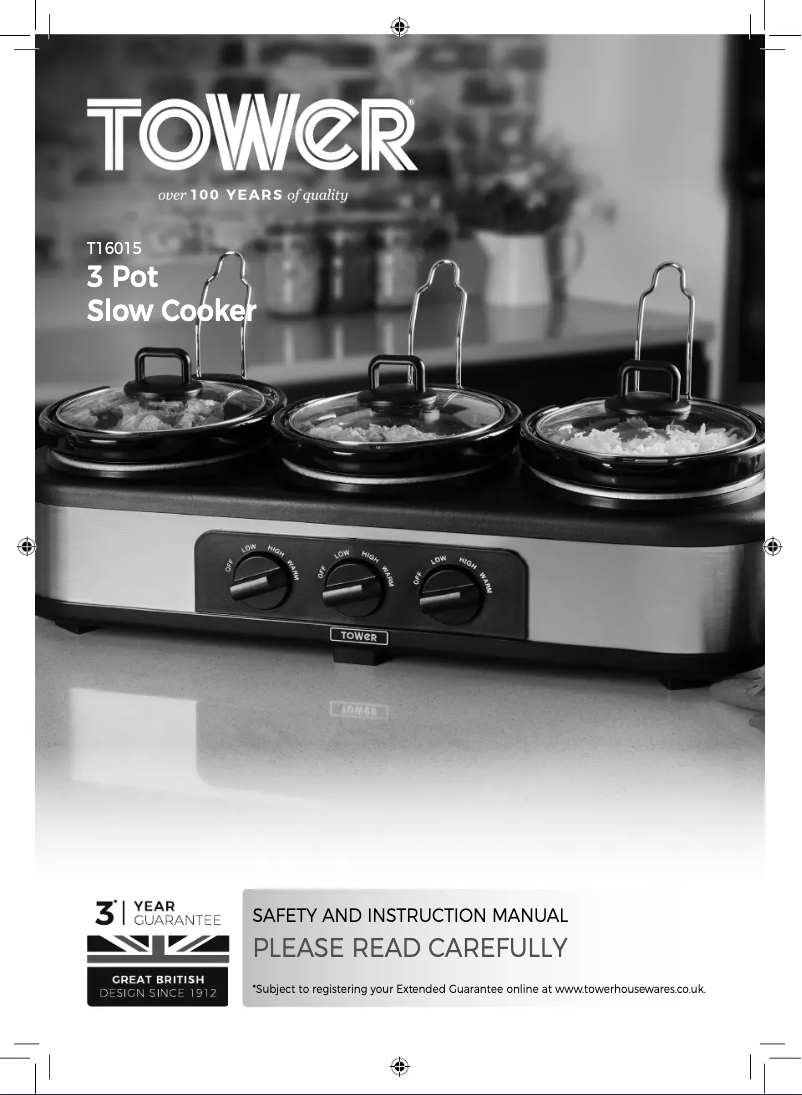 Página 1 del manual Manual de usuario Tower T16015