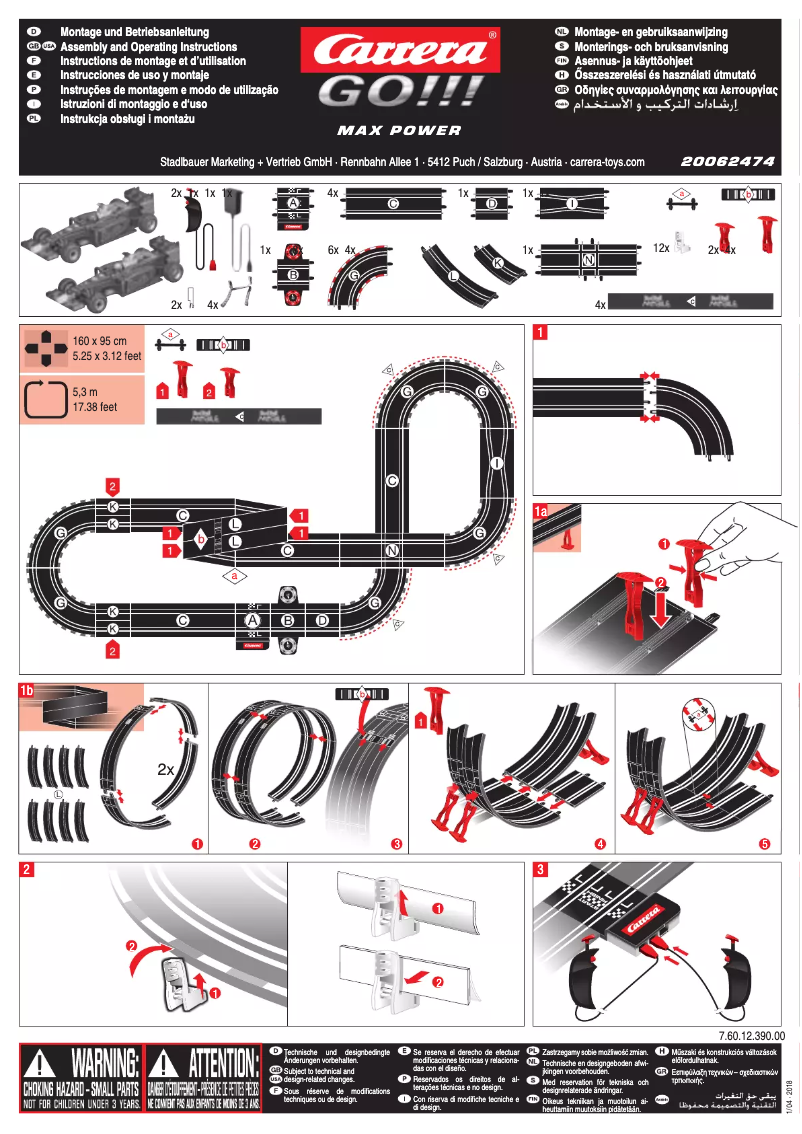 Página 1 del manual Manual de usuario Carrera GO!!! Max Power