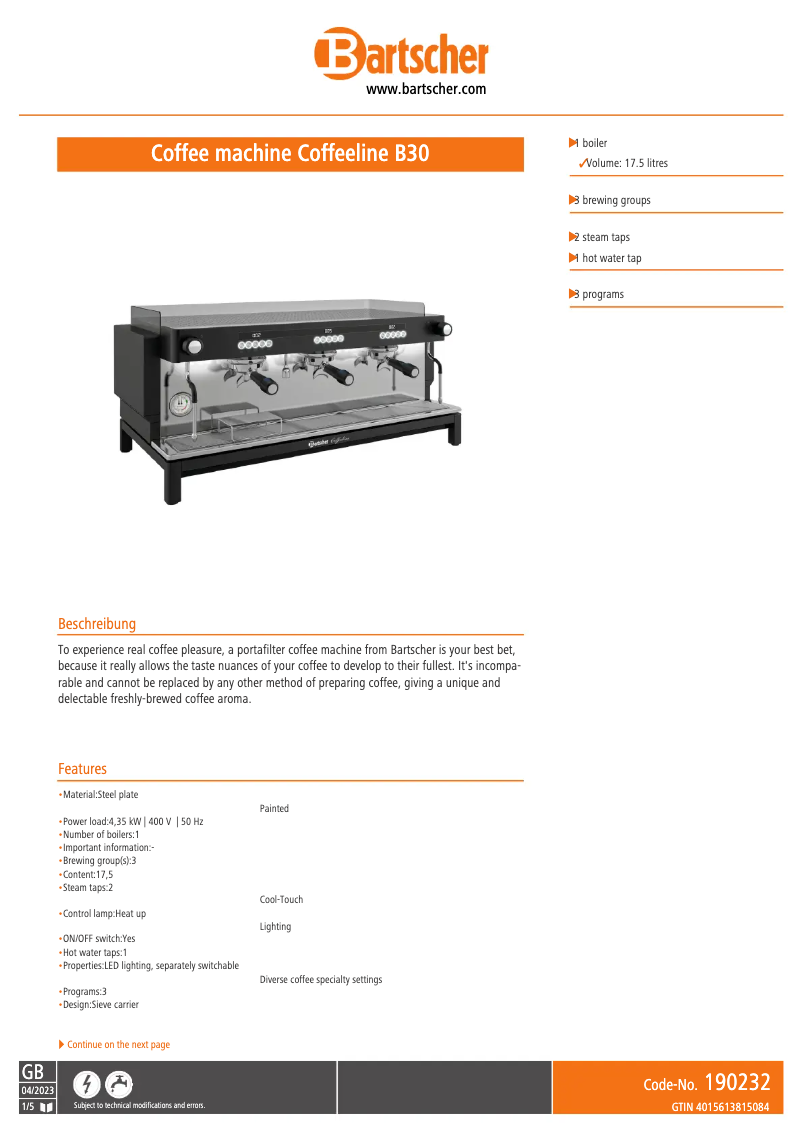 Imagen de la primera página del manual del dispositivo B30