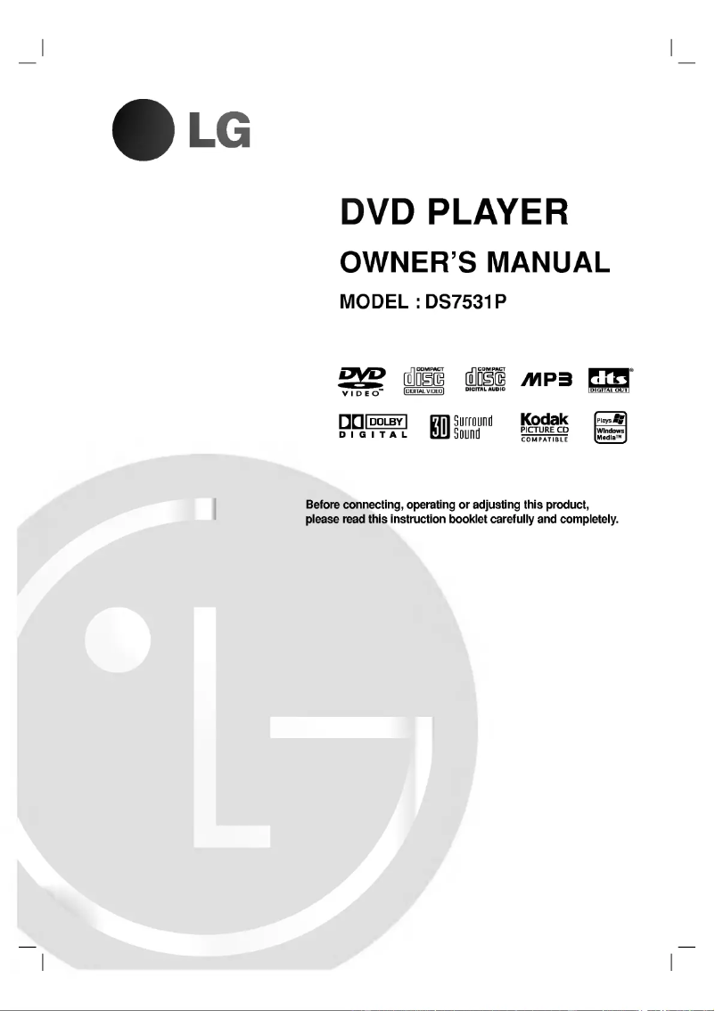 Imagen de la primera página del manual del dispositivo DS7531P
