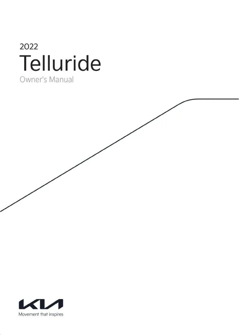 Imagen de la primera página del manual del dispositivo Telluride (2022)