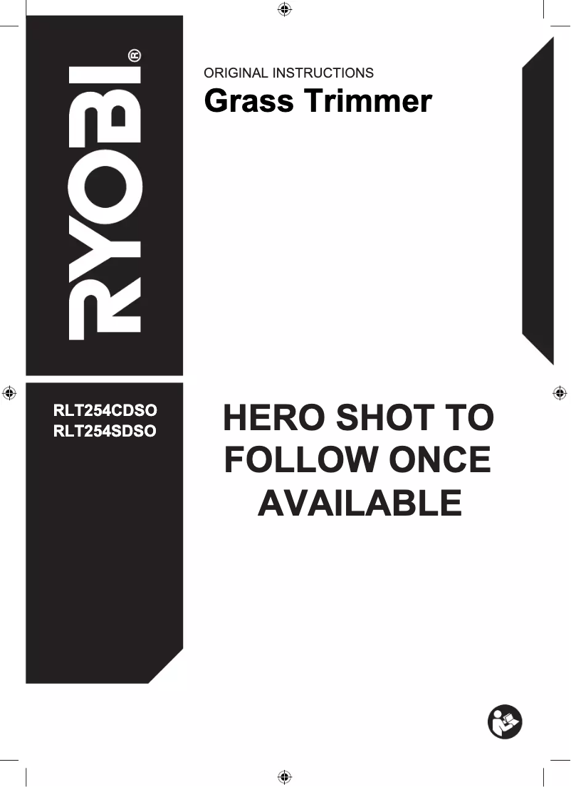 Página nº 1 - Manual de usuario RYOBI RLT254SDSO