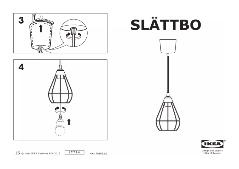 Imagen de la primera página del manual del dispositivo SLATTBO