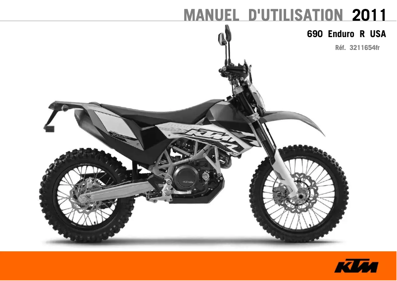 Página 1 del manual Manual de usuario KTM 690 Enduro R (2011)