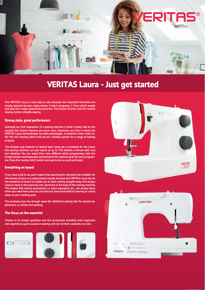 Imagen de la primera página del manual del dispositivo Laura