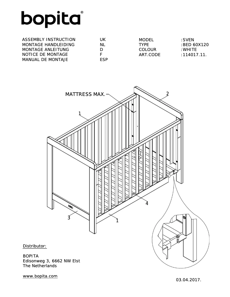 Página 1 del manual Manual de usuario Bopita Sven
