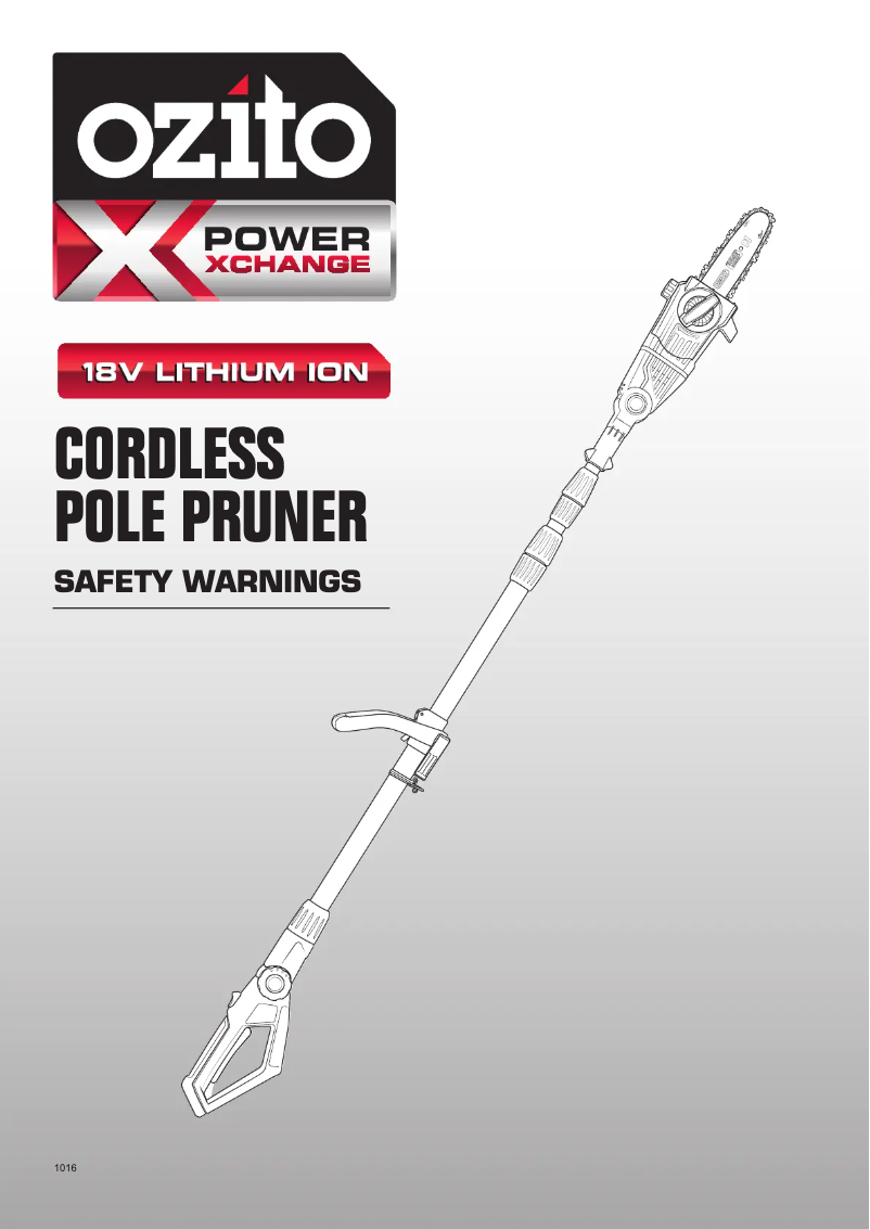 Página nº 1 - Manual de usuario Ozito PXCPPS-018U