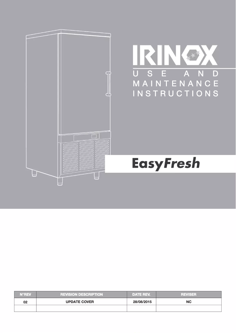 Página 1 del manual Manual de usuario Irinox EasyFresh NEXT XS