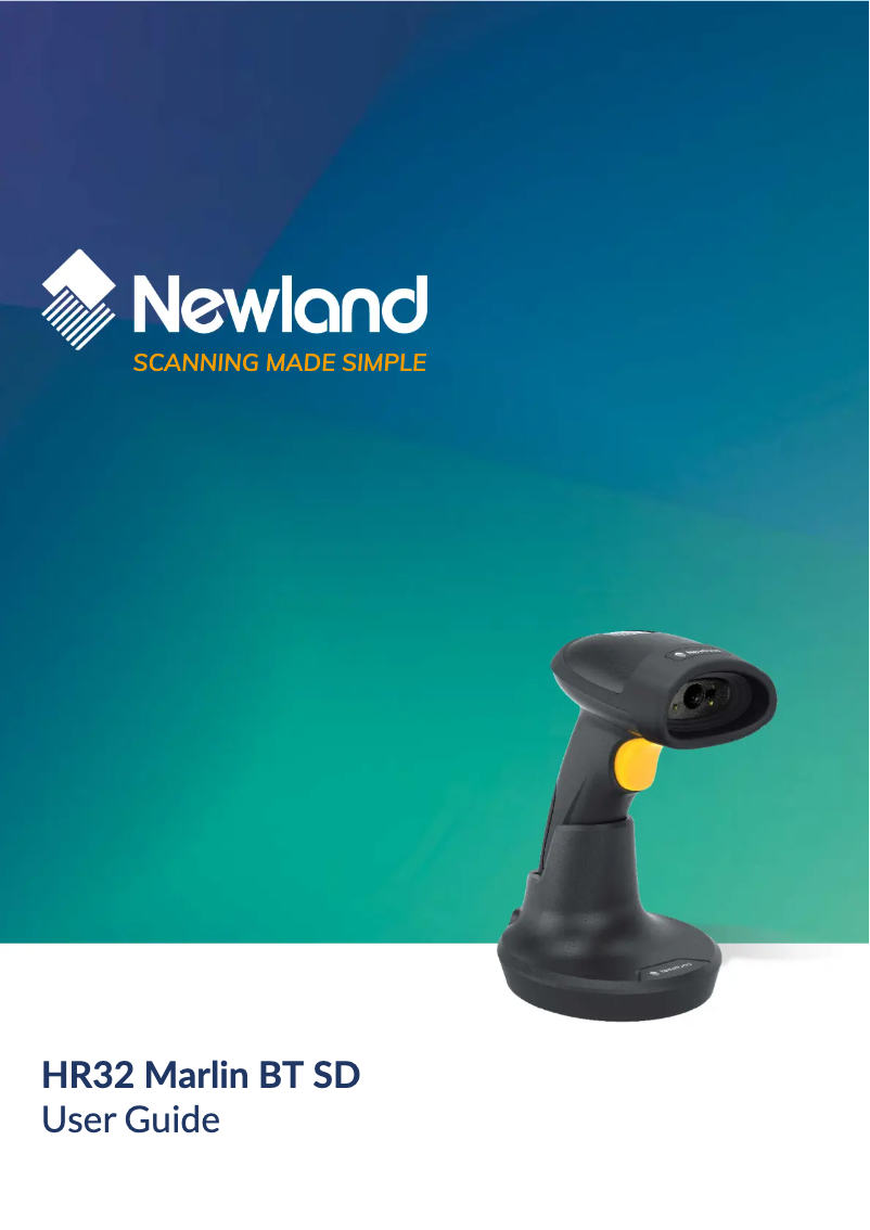 Imagen de la primera página del manual del dispositivo HR32 Marlin BT SD
